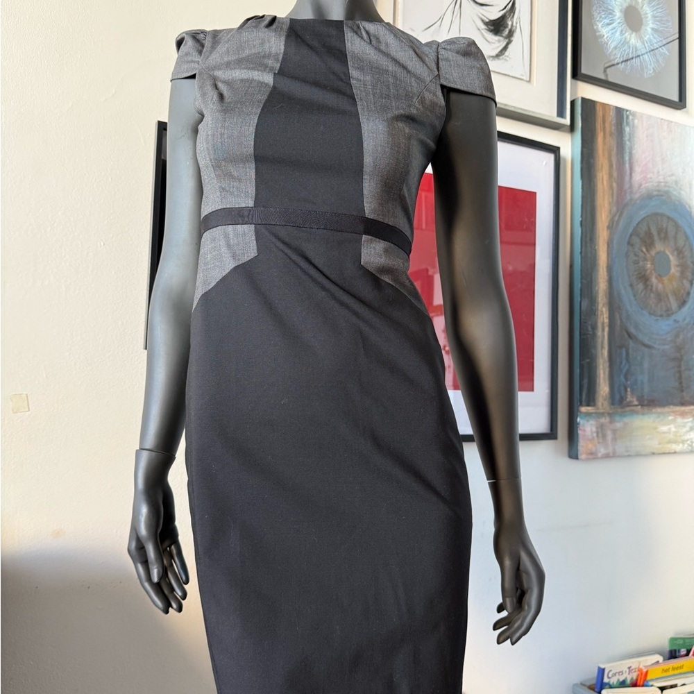 Wool 🇮🇹 - Club Monaco Midi Dress. Italian tropical